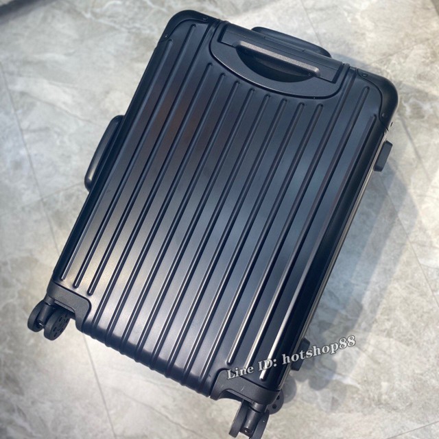 RIMOWA與Moncler聯名款行李箱四輪拉杆箱 日默瓦Topas Stealth鋁鎂合金系列旅行箱 gdx1611